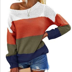 💥NWNT Off-the-shoulder Sweater